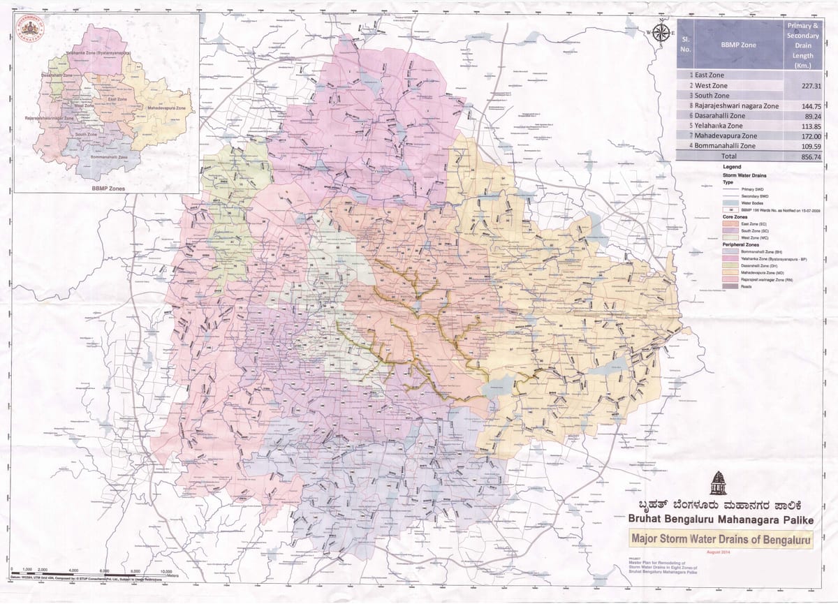 carte de BBMP rajakaluve