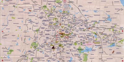 Bangalore attractions touristiques de la carte