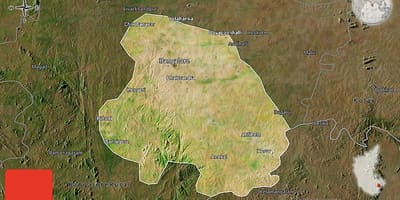 Carte Satellite de Bangalore