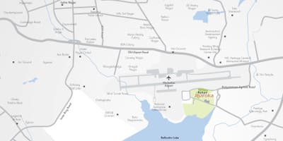 Bellandur la carte de Bangalore