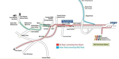 La carte de Bangalore, Centre International des Expositions