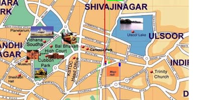 Ulsoor Bangalore carte